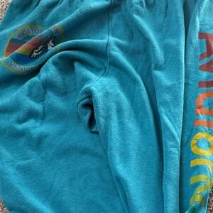 Aviator Nation Teal Women’s Sweats XL